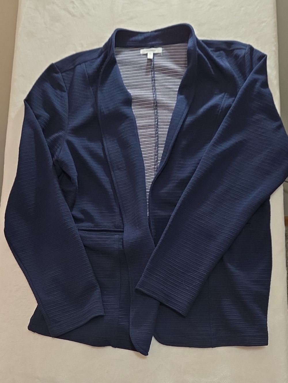 Maurices Navy Open-Front Blazer Jacket